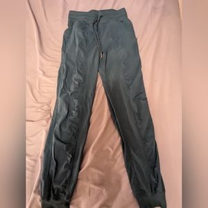 lululemon size 4 green jasper dance studio joggers